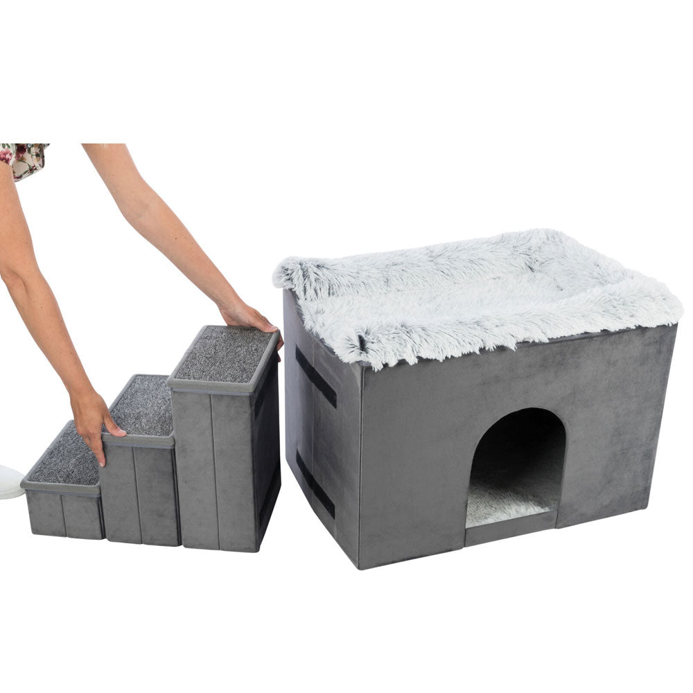 Hundehöhle mit Treppe