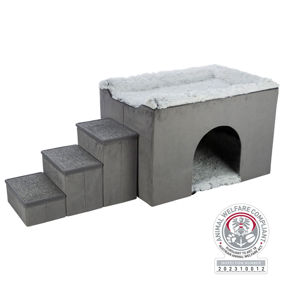 Hundehöhle mit Treppe