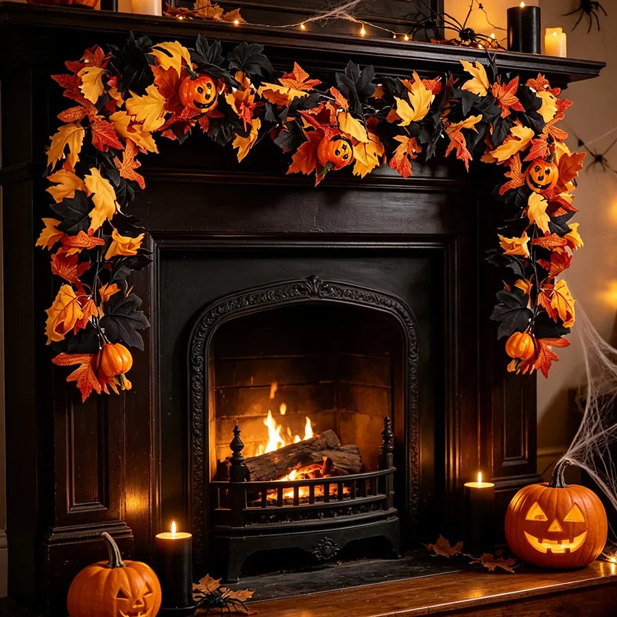 HOLLOW HOUSE Hero — Gothic Herbst-Girlande
